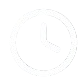 Clock icon symbolizing hourly private transportation with flexible scheduling.
